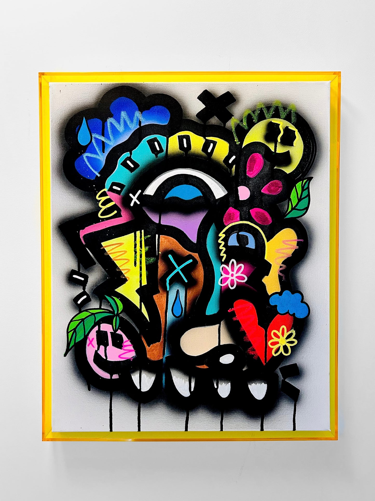 Chromatic Convergence- Original Framed Triptych