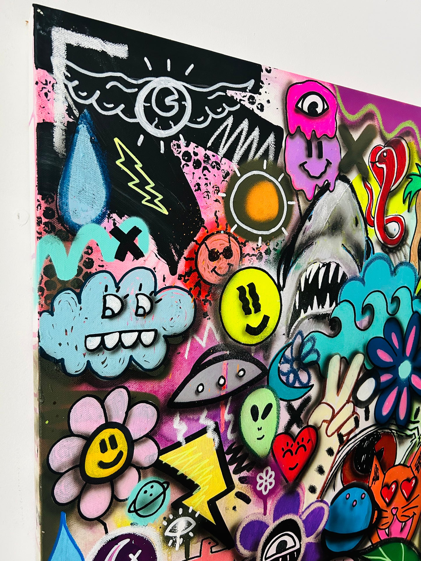 Tropical Graffiti- Original Painting
