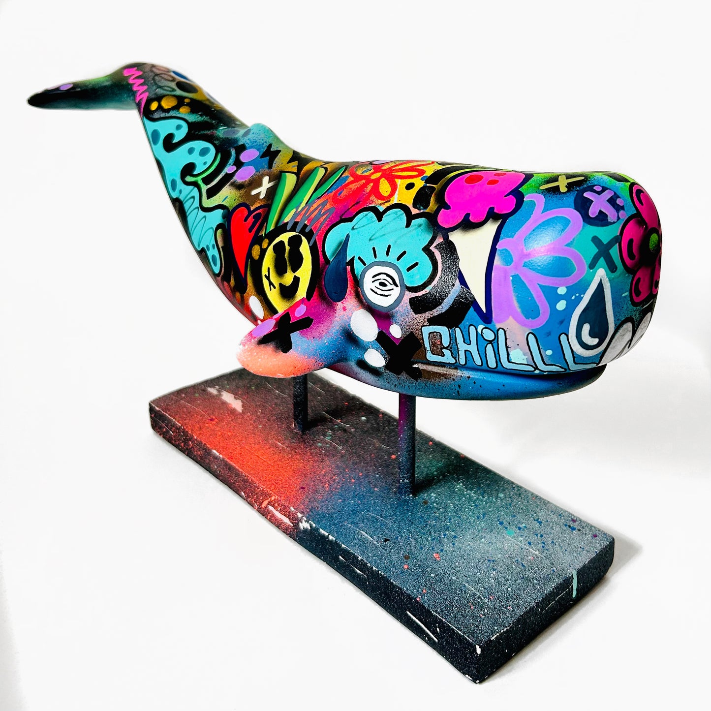 Adrift- Hand Painted Sculpture