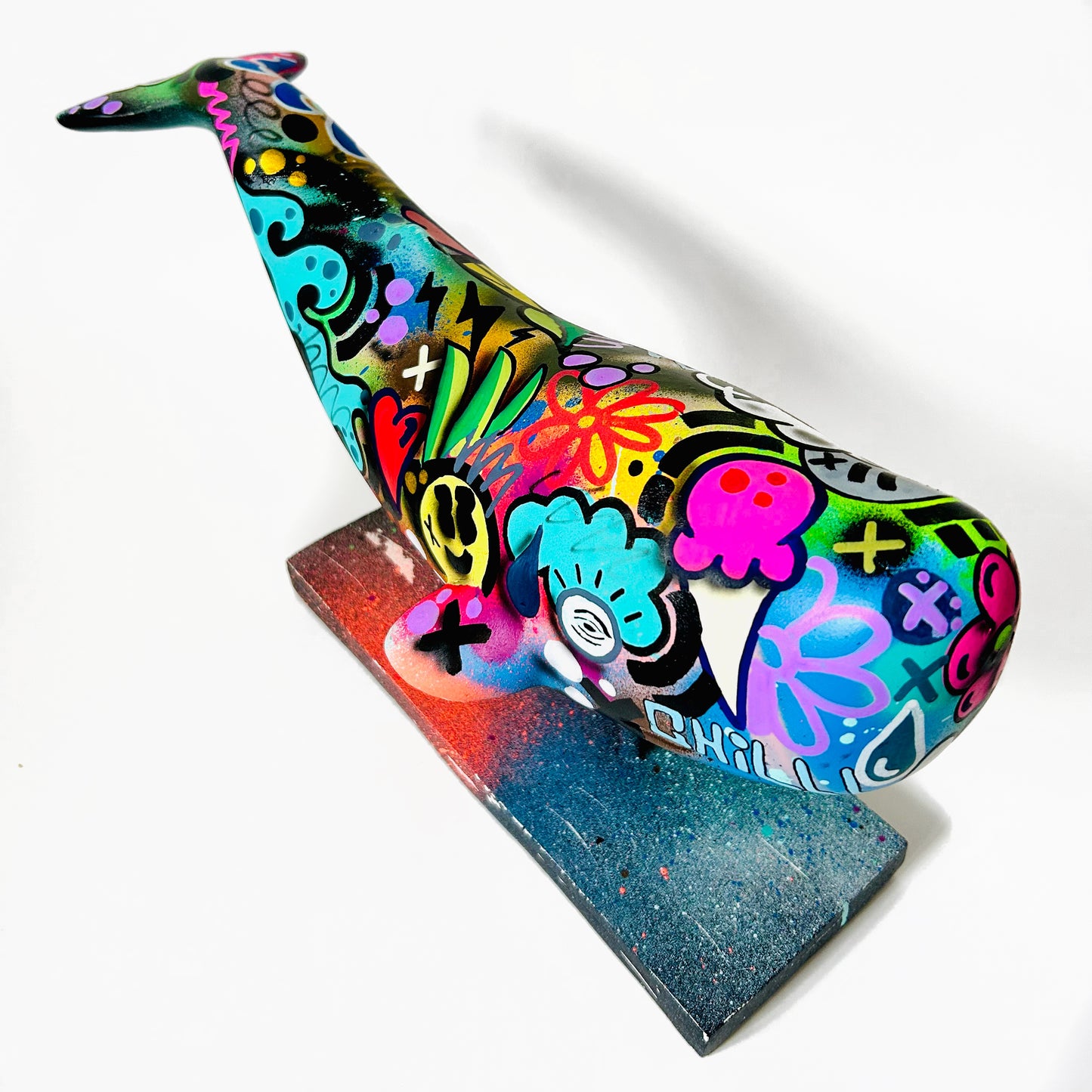 Adrift- Hand Painted Sculpture