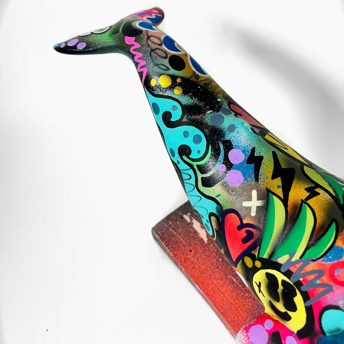 Adrift- Hand Painted Sculpture
