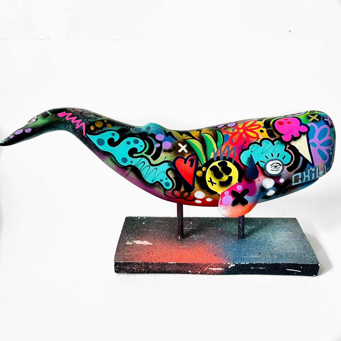 Adrift- Hand Painted Sculpture