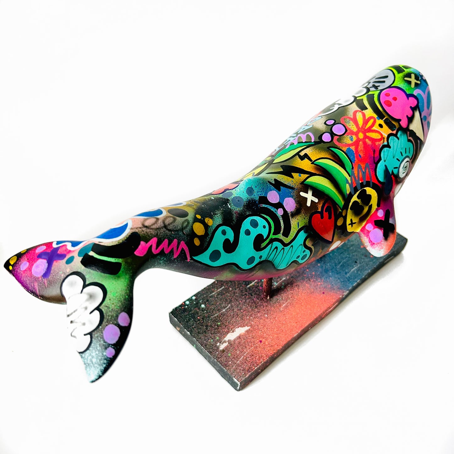 Adrift- Hand Painted Sculpture