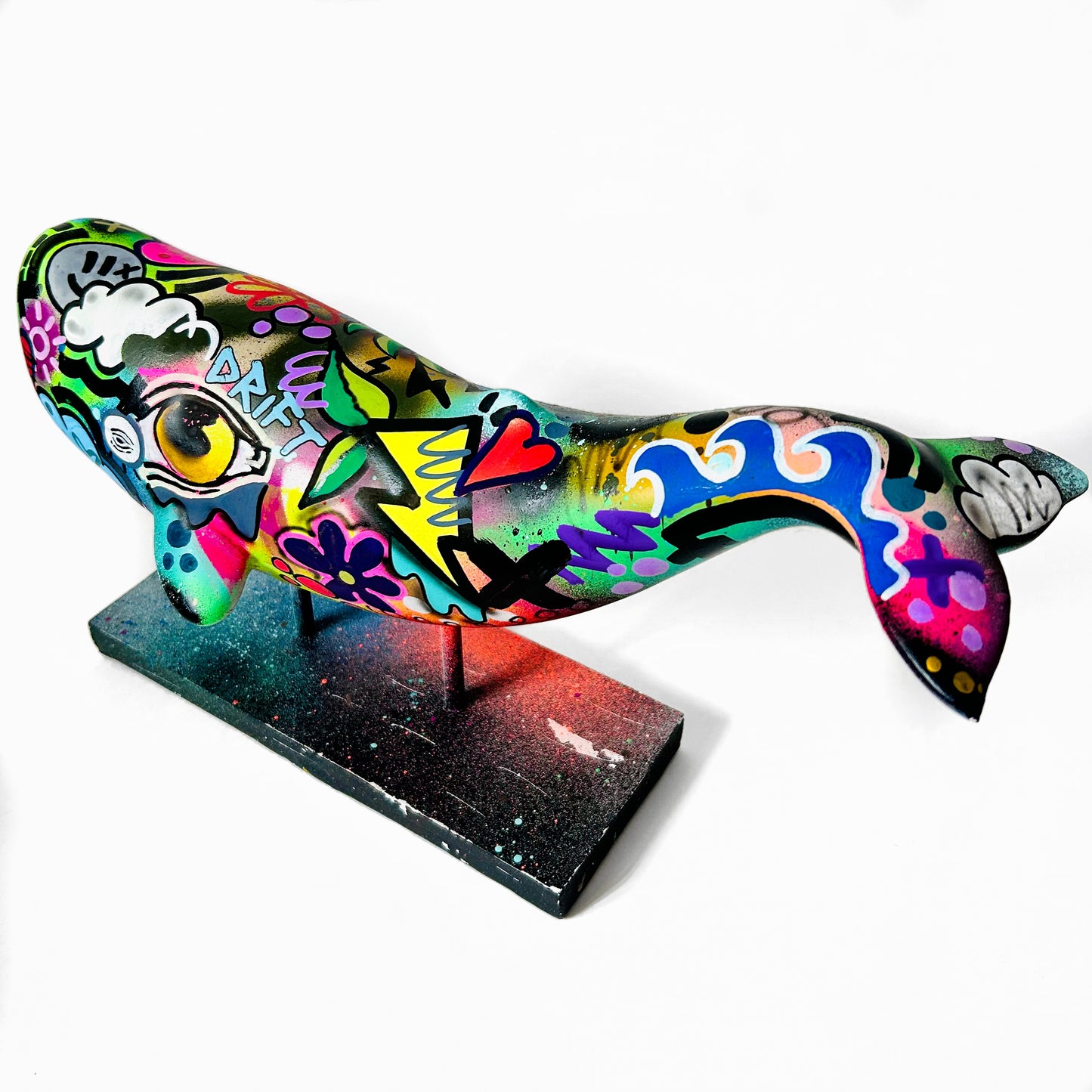 Adrift- Hand Painted Sculpture