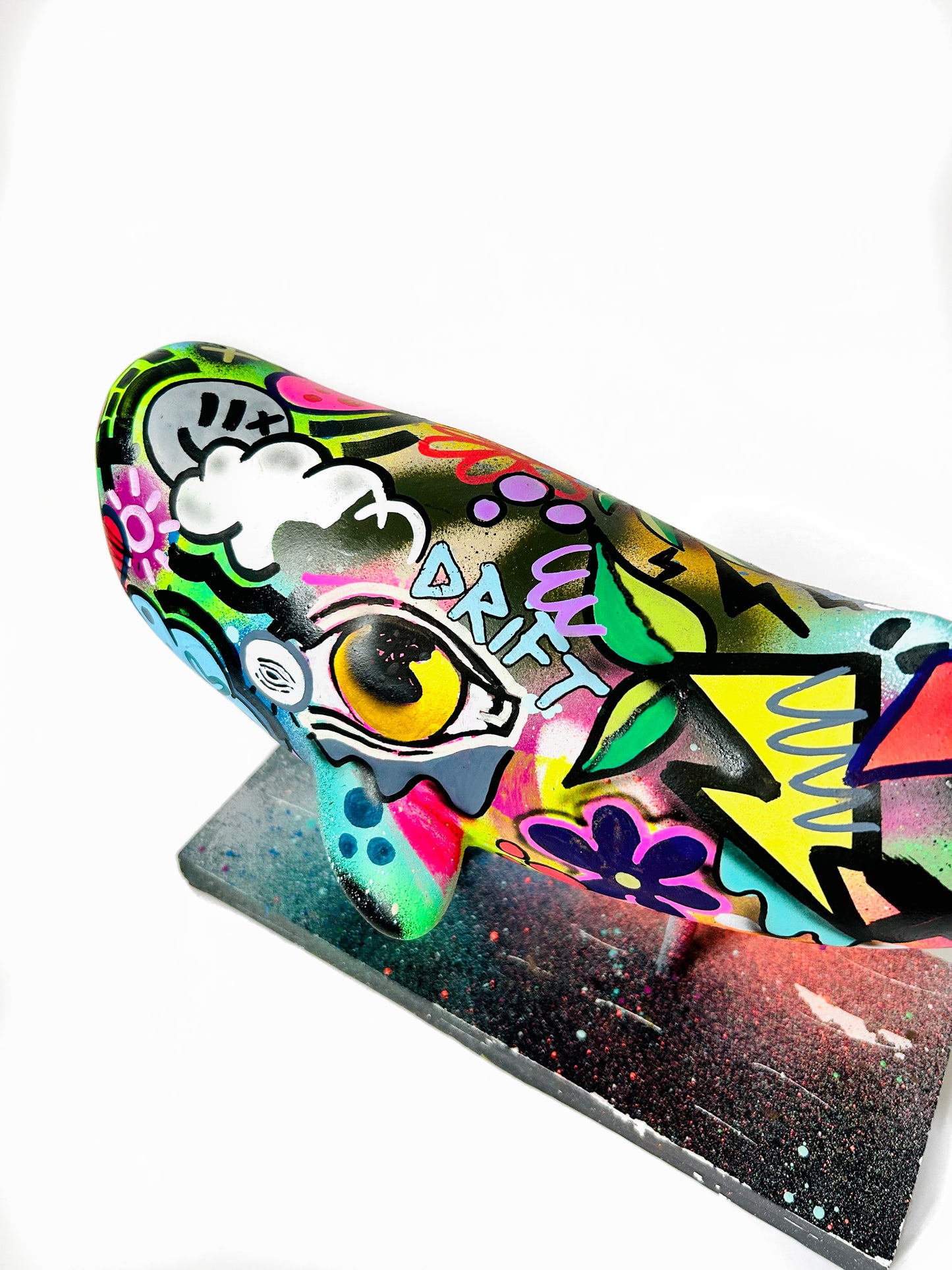 Adrift- Hand Painted Sculpture