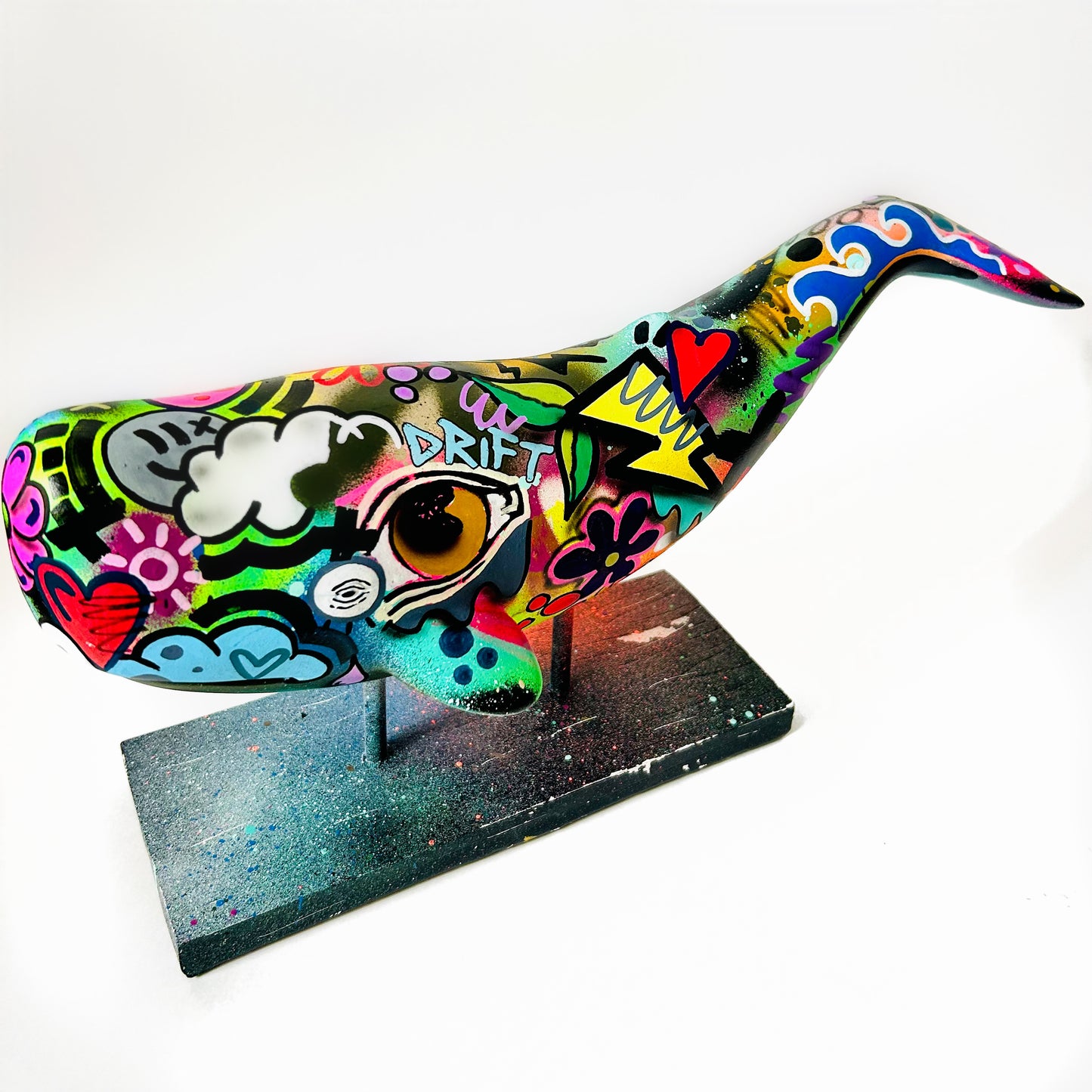 Adrift- Hand Painted Sculpture