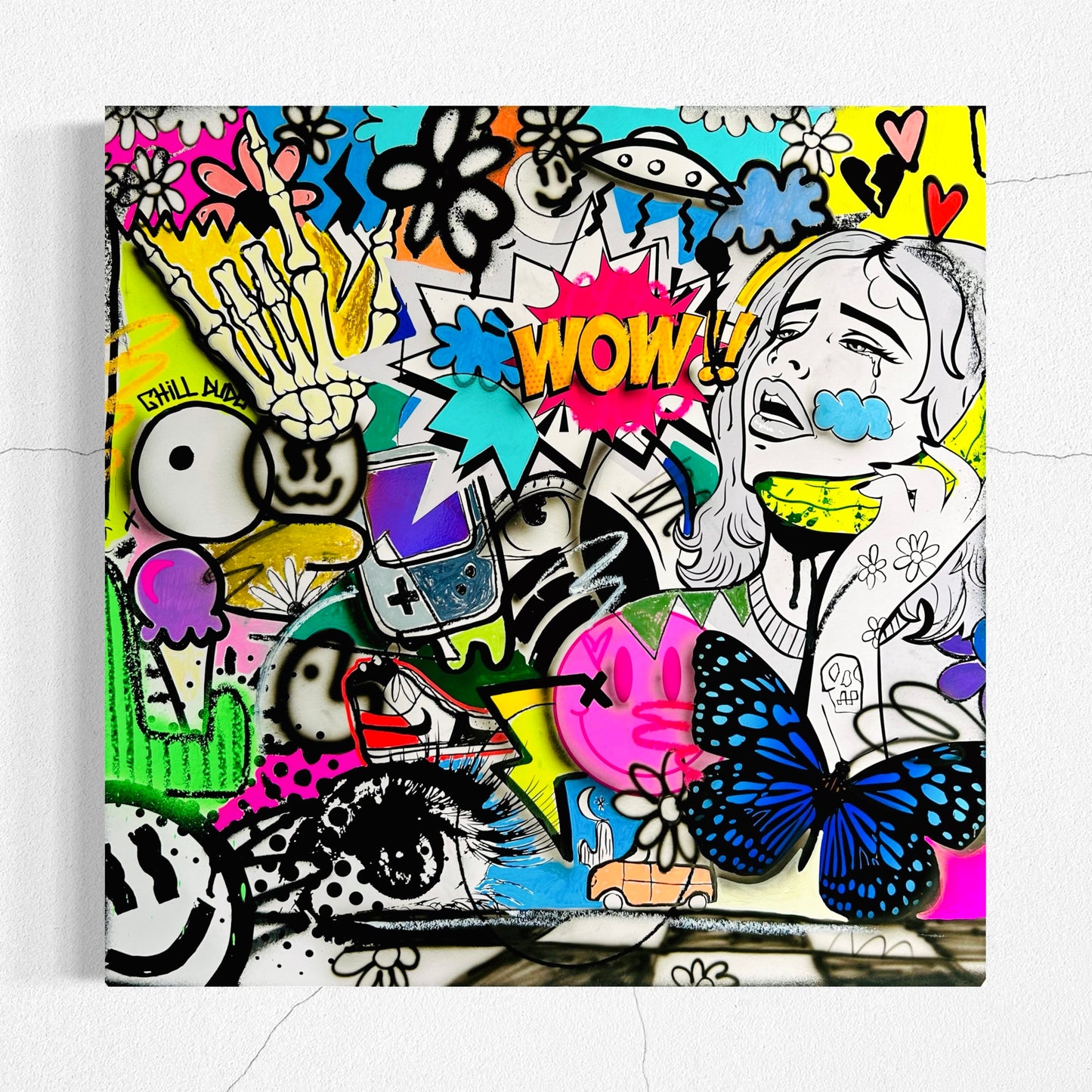 Pop Mash N°1 Canvas Print- Limited Edition