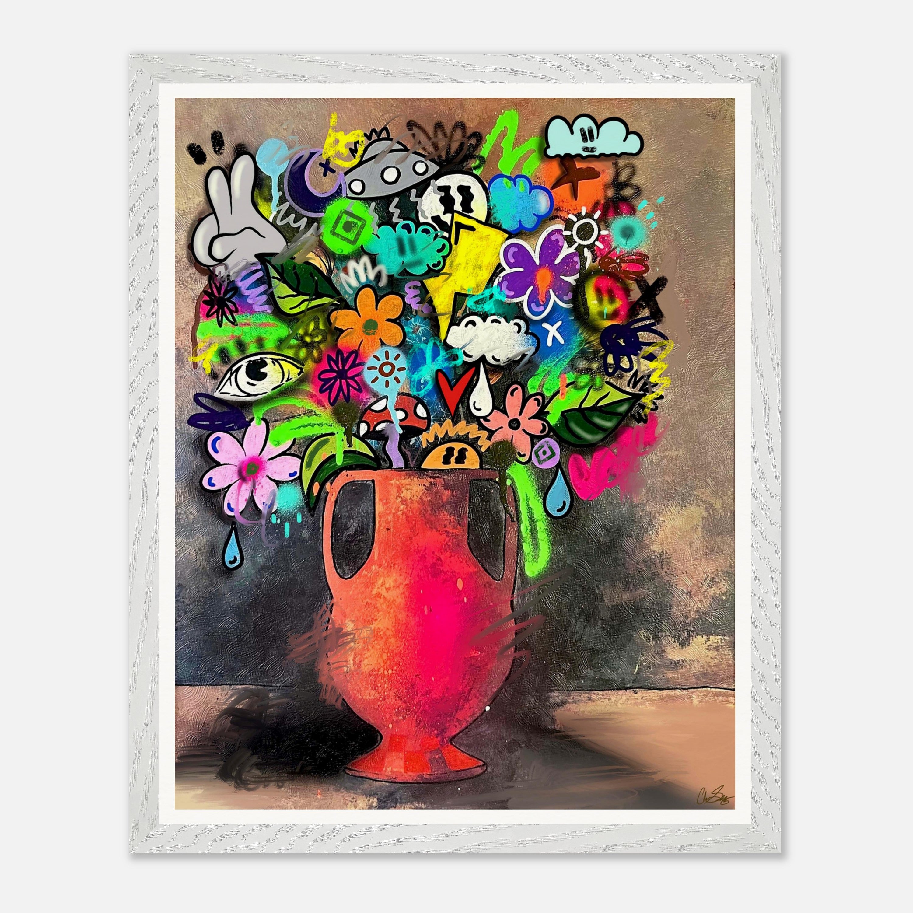 Electric Bouquet Print