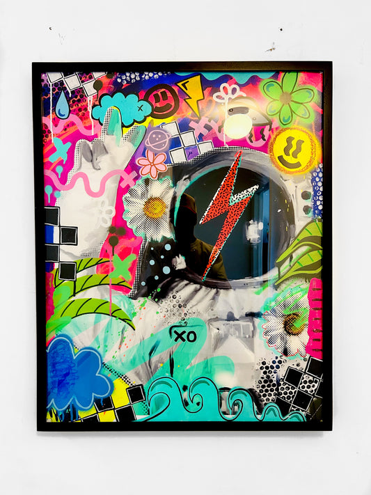 Pop Astronaut Original Painting